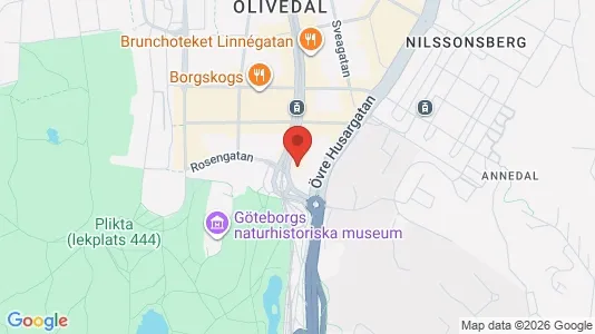 Apartments for rent i Majorna-Linné - kort over placeringen