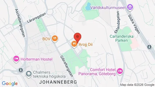 Apartments for rent i Johanneberg - kort over placeringen
