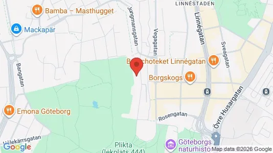 Apartments for rent i Majorna-Linné - kort over placeringen