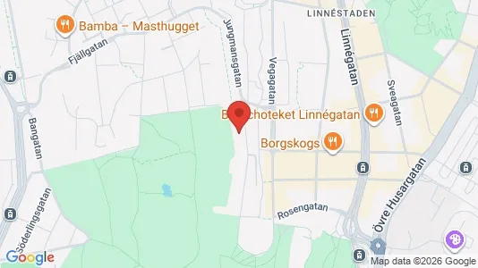 Apartments for rent i Majorna-Linné - kort over placeringen