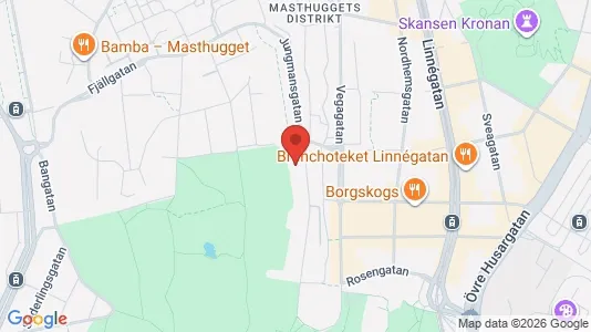 Apartments for rent i Majorna-Linné - kort over placeringen