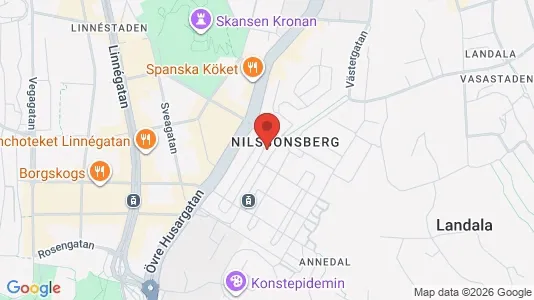 Apartments for rent i Gothenburg City Centre - kort over placeringen