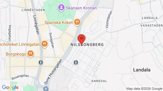 Apartments for rent i Gothenburg City Centre - kort over placeringen