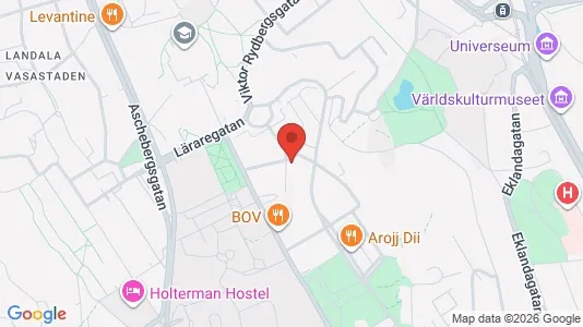 Apartments for rent i Johanneberg - kort over placeringen