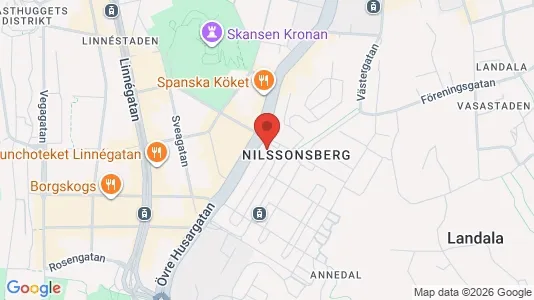Apartments for rent i Gothenburg City Centre - kort over placeringen