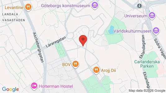 Apartments for rent i Johanneberg - kort over placeringen