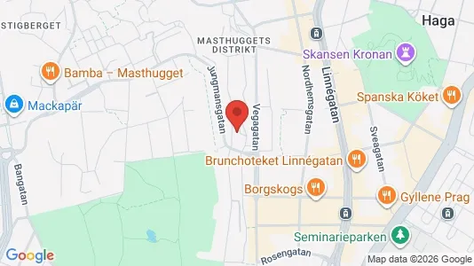 Apartments for rent i Gothenburg City Centre - kort over placeringen