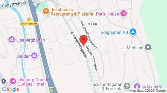 Apartments for rent i Örgryte-Härlanda - kort over placeringen