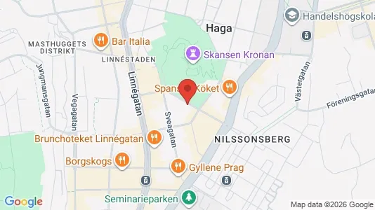 Apartments for rent i Gothenburg City Centre - kort over placeringen