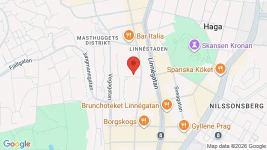 Apartments for rent i Gothenburg City Centre - kort over placeringen