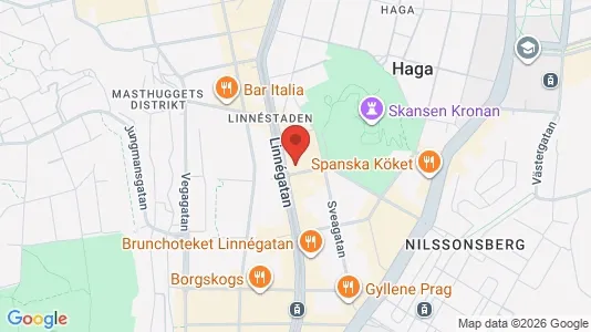 Apartments for rent i Gothenburg City Centre - kort over placeringen