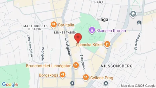 Apartments for rent i Gothenburg City Centre - kort over placeringen