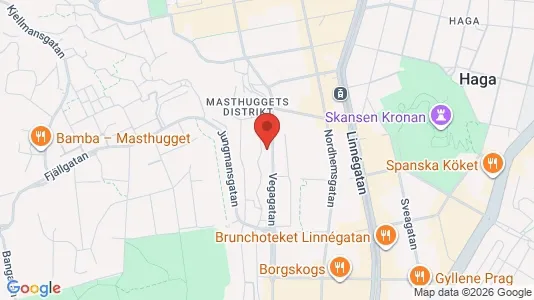 Apartments for rent i Gothenburg City Centre - kort over placeringen