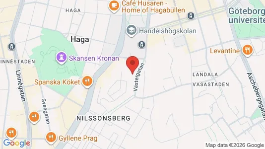 Apartments for rent i Gothenburg City Centre - kort over placeringen