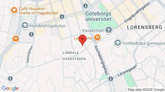 Apartments for rent i Gothenburg City Centre - kort over placeringen