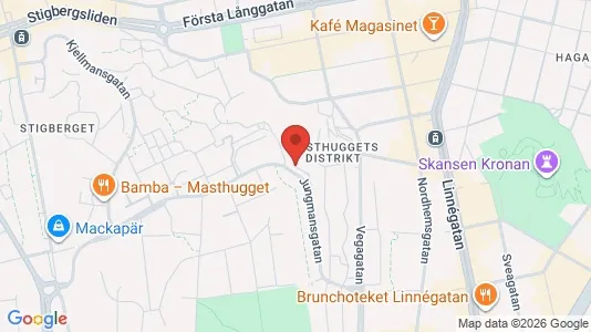 Apartments for rent i Gothenburg City Centre - kort over placeringen