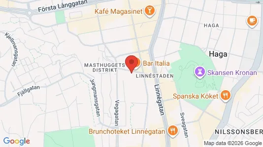 Apartments for rent i Gothenburg City Centre - kort over placeringen
