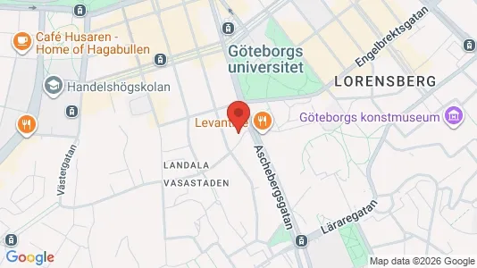 Apartments for rent i Gothenburg City Centre - kort over placeringen