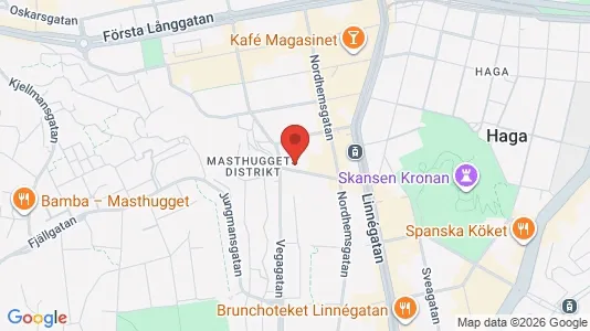 Apartments for rent i Gothenburg City Centre - kort over placeringen