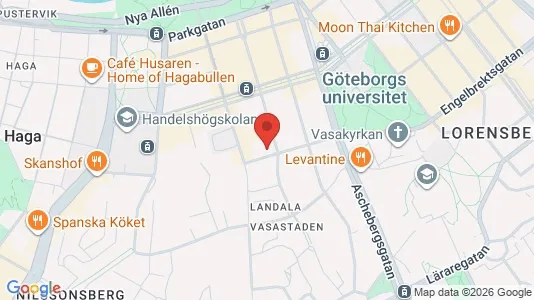 Apartments for rent i Gothenburg City Centre - kort over placeringen