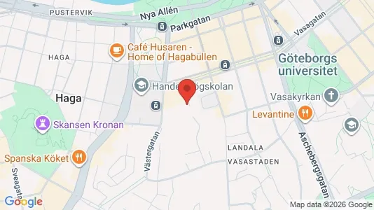 Apartments for rent i Gothenburg City Centre - kort over placeringen