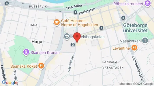Apartments for rent i Gothenburg City Centre - kort over placeringen