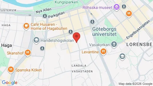 Apartments for rent i Gothenburg City Centre - kort over placeringen