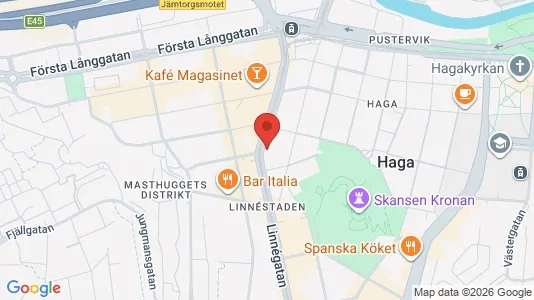 Apartments for rent i Gothenburg City Centre - kort over placeringen