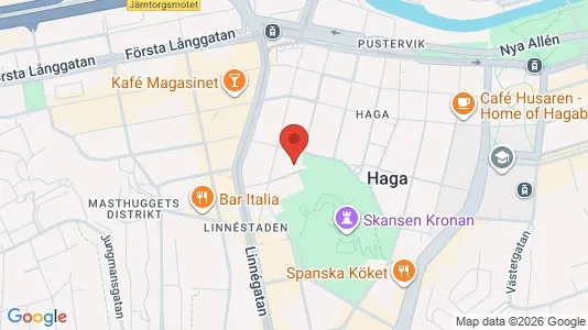 Apartments for rent i Gothenburg City Centre - kort over placeringen