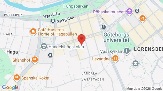 Apartments for rent i Gothenburg City Centre - kort over placeringen