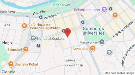 Apartments for rent i Gothenburg City Centre - kort over placeringen
