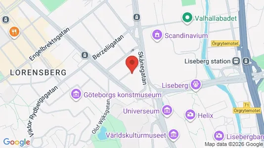 Apartments for rent i Örgryte-Härlanda - kort over placeringen