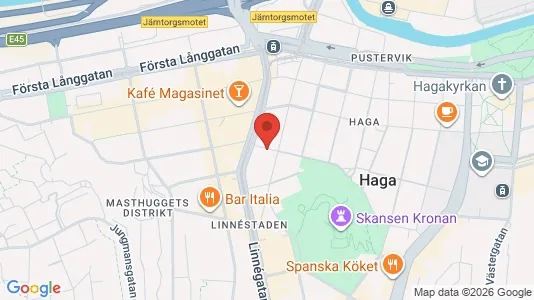 Apartments for rent i Gothenburg City Centre - kort over placeringen