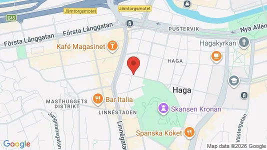 Apartments for rent i Gothenburg City Centre - kort over placeringen