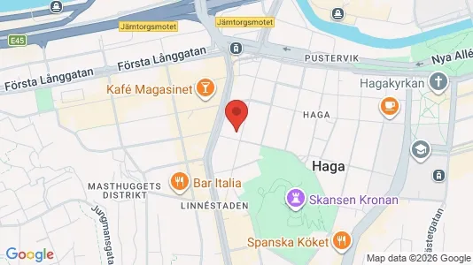 Apartments for rent i Gothenburg City Centre - kort over placeringen