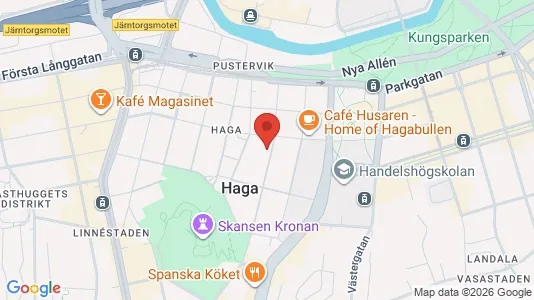 Apartments for rent i Gothenburg City Centre - kort over placeringen