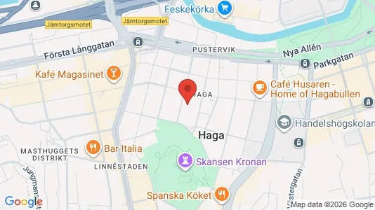 Apartments for rent i Gothenburg City Centre - kort over placeringen