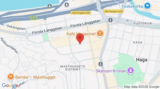 Apartments for rent i Gothenburg City Centre - kort over placeringen