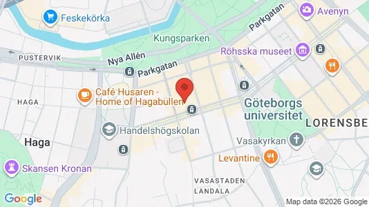Apartments for rent i Gothenburg City Centre - kort over placeringen