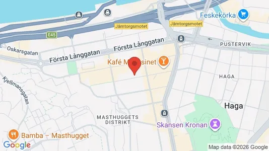 Apartments for rent i Gothenburg City Centre - kort over placeringen