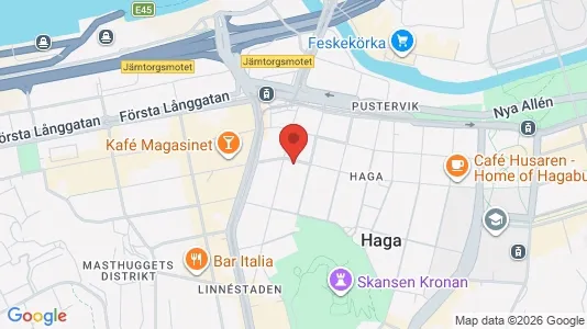 Apartments for rent i Gothenburg City Centre - kort over placeringen