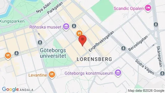 Apartments for rent i Gothenburg City Centre - kort over placeringen