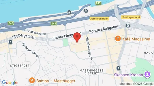 Apartments for rent i Gothenburg City Centre - kort over placeringen
