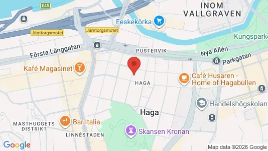 Apartments for rent i Gothenburg City Centre - kort over placeringen