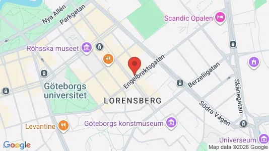 Apartments for rent i Gothenburg City Centre - kort over placeringen