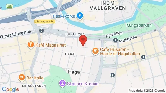 Apartments for rent i Gothenburg City Centre - kort over placeringen