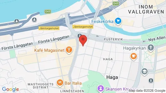 Apartments for rent i Gothenburg City Centre - kort over placeringen