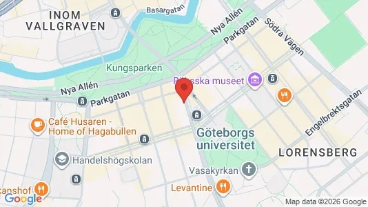 Apartments for rent i Gothenburg City Centre - kort over placeringen