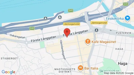 Apartments for rent i Gothenburg City Centre - kort over placeringen