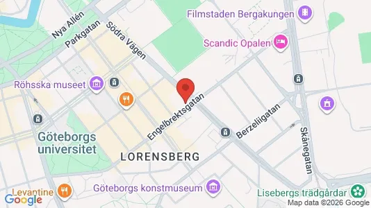 Apartments for rent i Gothenburg City Centre - kort over placeringen